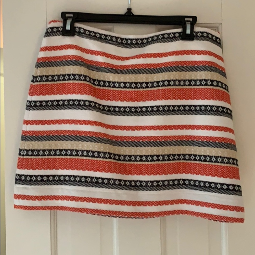 Striped Pencil Skirt